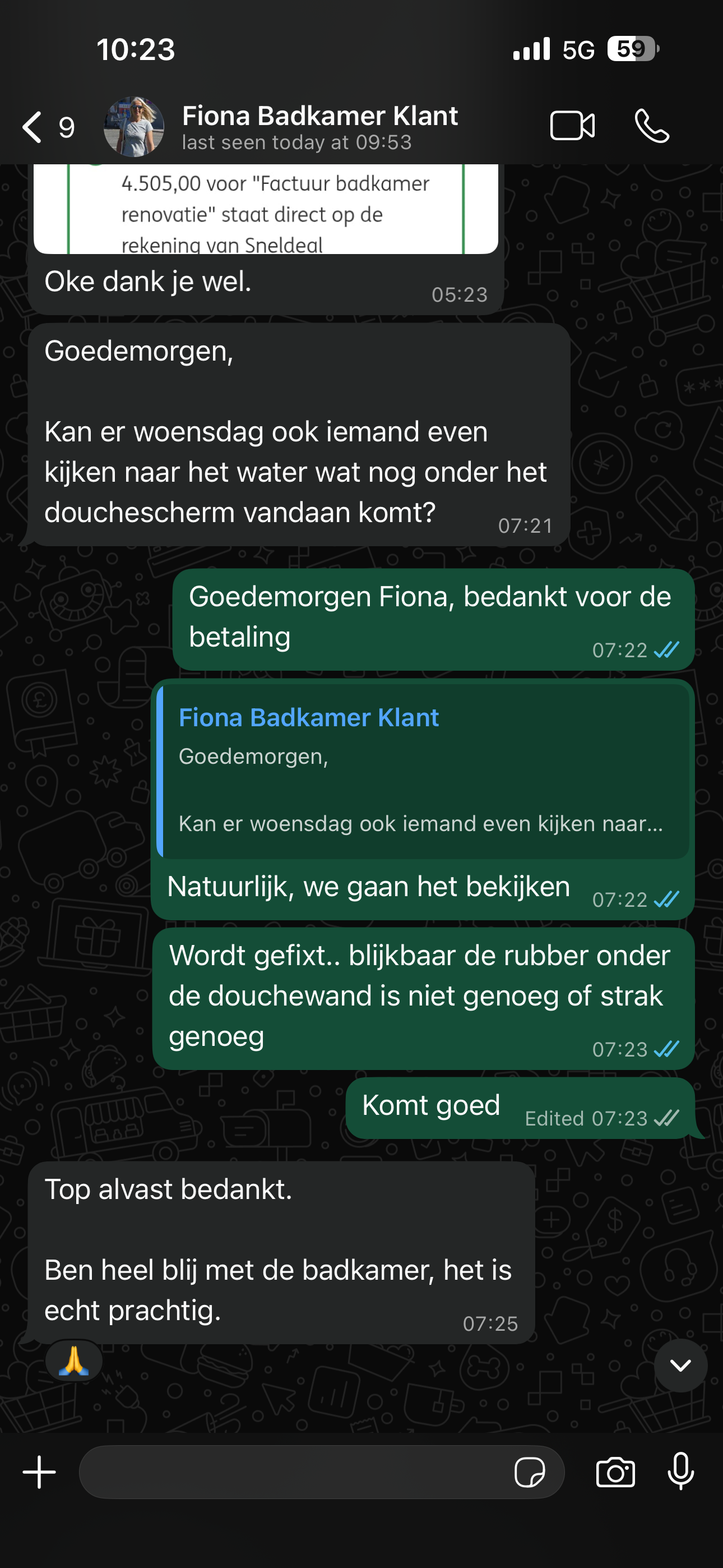 Vijfsterren-review: onze badkamer volledig gerenoveerd